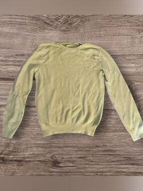 J. Crew Men's Crewneck Sweater in Pale Green